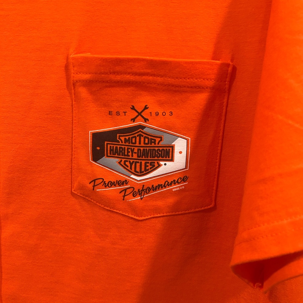 Harley-Davidson Men's Bold Orange Tee